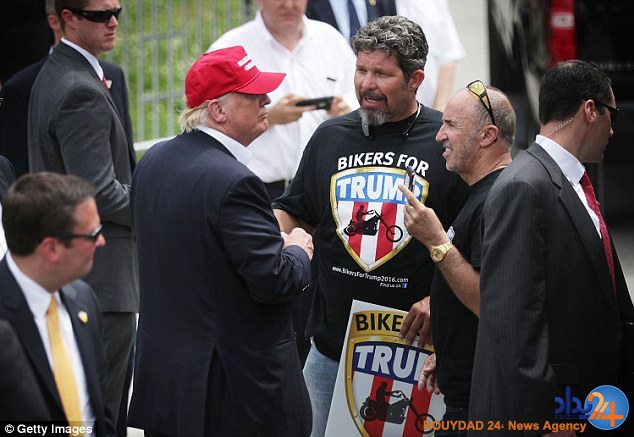 بیش از 5000 موتورسوار قلدر امنیت مراسم تحلیف ترامپ را تأمین می‌کنند (تصاویر)