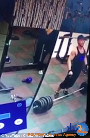 شکستن ستون فقرات وزنه‌برداری که اشتباه وزنه زد (فیلم و تصاویر)