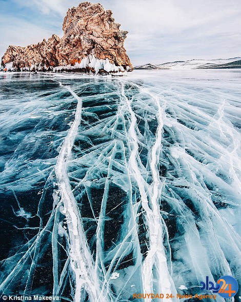 عمیقترین دریاچه یخزده جهان در سیبری (تصاویر) عمیقترین دریاچه یخزده جهان در سیبری (تصاویر)