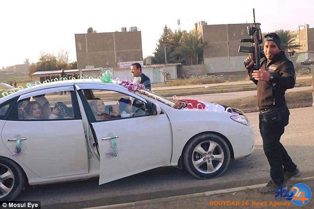 برگزاری نخستین مراسم عروسی در موصل از زمان حمله داعش (تصاویر)