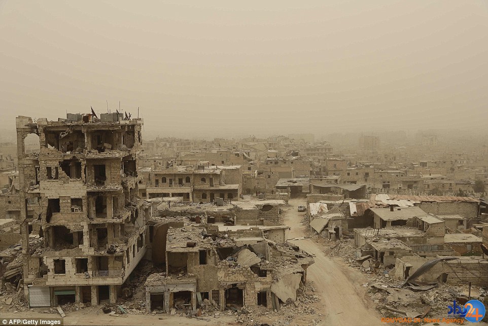 آخرالزمان حلب پس از داعش و طوفان شن (تصاویر) آخرالزمان حلب پس از داعش و طوفان شن (تصاویر)
