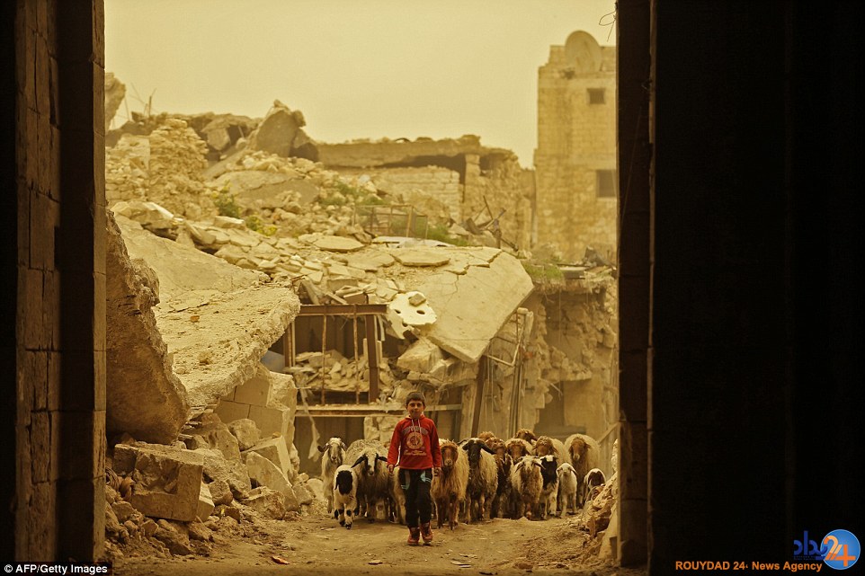 آخرالزمان حلب پس از داعش و طوفان شن (تصاویر) آخرالزمان حلب پس از داعش و طوفان شن (تصاویر)