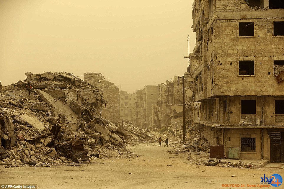 آخرالزمان حلب پس از داعش و طوفان شن (تصاویر) آخرالزمان حلب پس از داعش و طوفان شن (تصاویر)