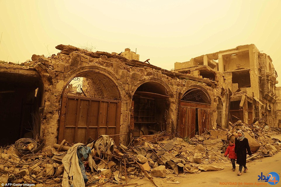 آخرالزمان حلب پس از داعش و طوفان شن (تصاویر) آخرالزمان حلب پس از داعش و طوفان شن (تصاویر)