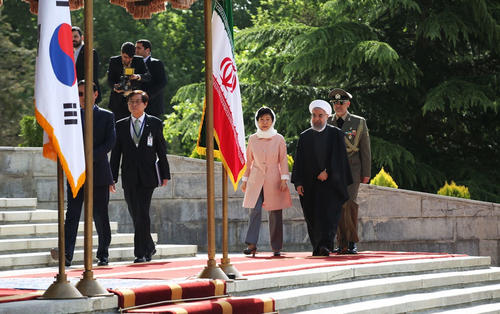 استقبال رسمی روحانی از رییس جمهوری کره جنوبی استقبال رسمی روحانی از رییس جمهوری کره جنوبی