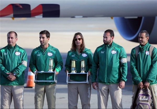 گزارش تصویری از روشن شدن مشعل المپیک 2016 در برزیل