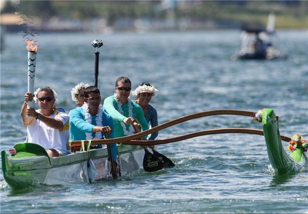 گزارش تصویری از روشن شدن مشعل المپیک 2016 در برزیل