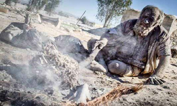 مردی که 60 سال است حمام‌ نکرده (تصویر)