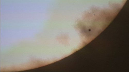 تصاویر ثبت‌شده از رصد «گذر عطارد»