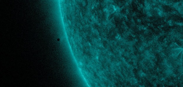 تصاویر ثبت‌شده از رصد «گذر عطارد»