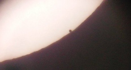 تصاویر ثبت‌شده از رصد «گذر عطارد»