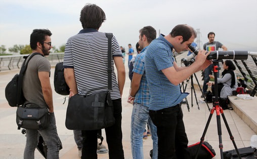 تصاویر ثبت‌شده از رصد «گذر عطارد»