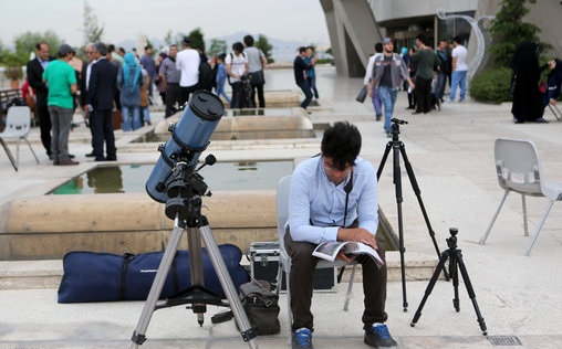 تصاویر ثبت‌شده از رصد «گذر عطارد»