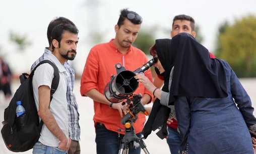 تصاویر ثبت‌شده از رصد «گذر عطارد»