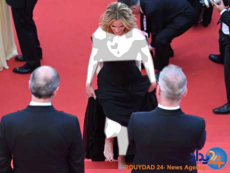 هالیوودی‌ها پابرهنه به فرش قرمز کن رفتند (تصاویر)