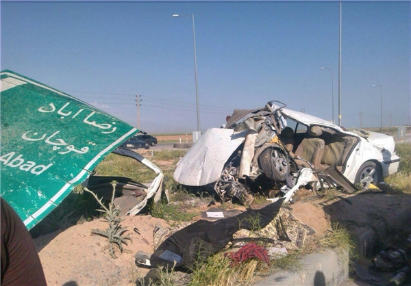 تصادف در محور مشهد به قوچان (تصویر)