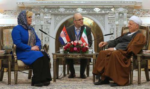 دیدار رییس جمهور کرواسی با هاشمی (تصویر) دیدار رییس جمهور کرواسی با هاشمی (تصویر)