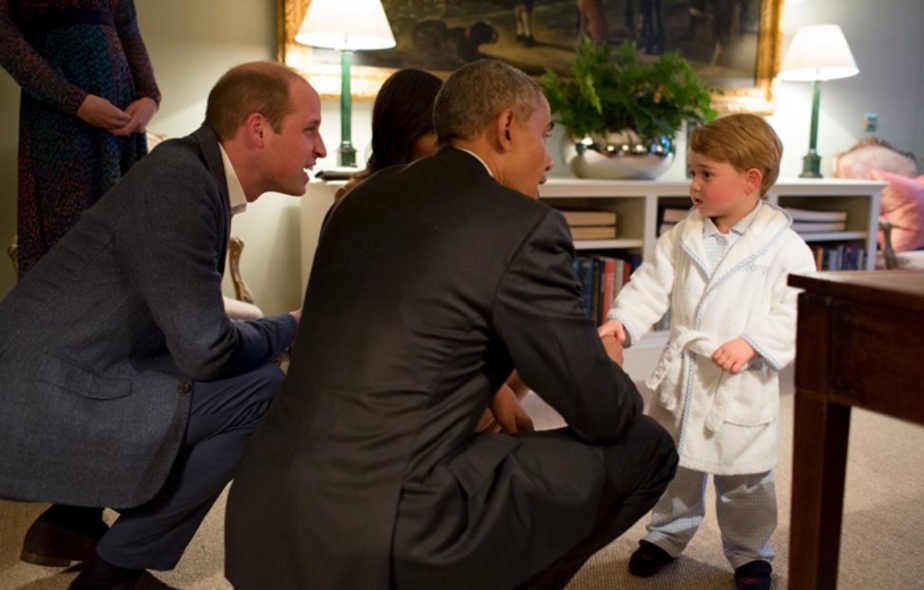 ملاقات با اوباما با پیژامه (تصاویر)