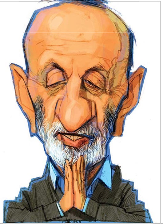 مرد پشت پرده کیهان! /کاریکاتور