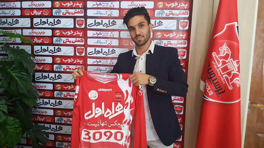 ساسان انصاری با پرسپولیس بست (تصویر)