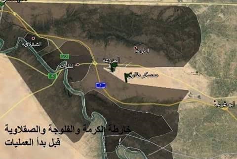 مقایسه مواضع داعش قبل و بعد از آغاز عملیات فلوجه (نقشه) مقایسه مواضع داعش قبل و بعد از آغاز عملیات فلوجه (نقشه)