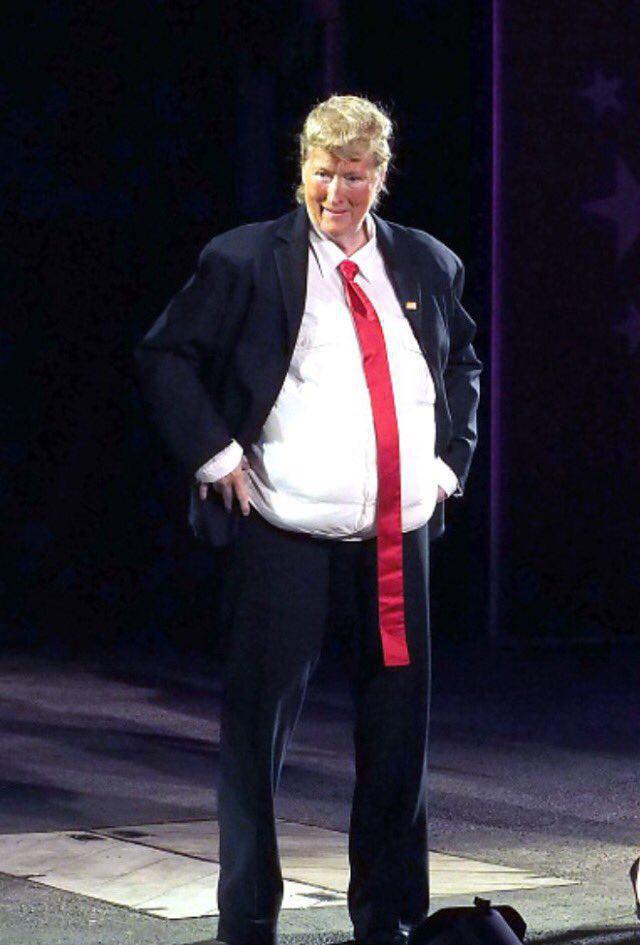 مریل استریپ در نقش دونالد ترامپ (تصویر)