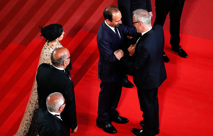 عوامل فیلم «فروشنده» روی فرش قرمز کن (تصاویر)