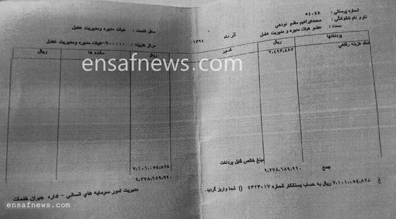میانگین دریافتی خالص مدیرعامل بانک تجارت، ماهی ۷۸ میلیون؟!