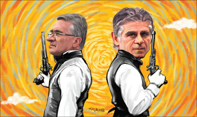 (کاریکاتور) دوئل برانکو و کی‌روش