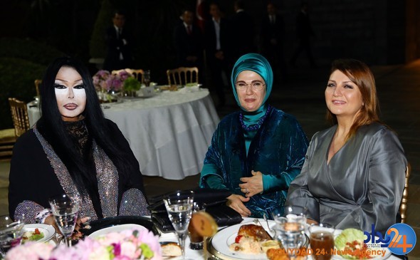 ضیافت افطاری اردوغان با حضور هنرمندان ترک (تصاویر)