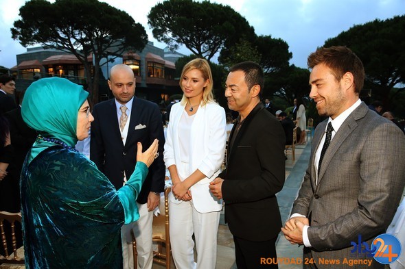 ضیافت افطاری اردوغان با حضور هنرمندان ترک (تصاویر)