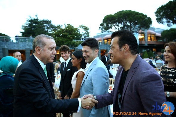 ضیافت افطاری اردوغان با حضور هنرمندان ترک (تصاویر)