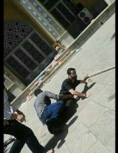 تایید خبر درگیری در سخنرانی الله کرم در حوزه علمیه خرم آباد (تصویر)