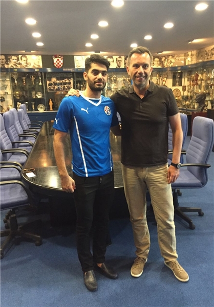 علی کریمی به دیناموزاگرب پیوست(تصویر) علی کریمی به دیناموزاگرب پیوست(تصویر)