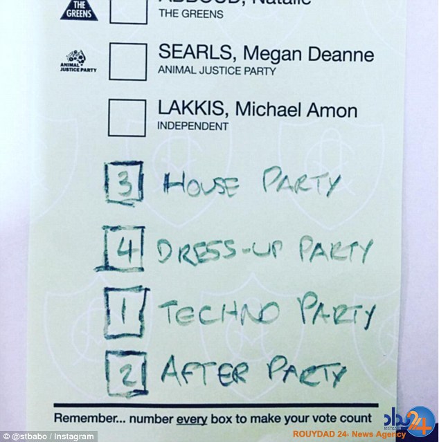 مردم استرالیا به کباب و فلافل رای دادند (تصاویر)