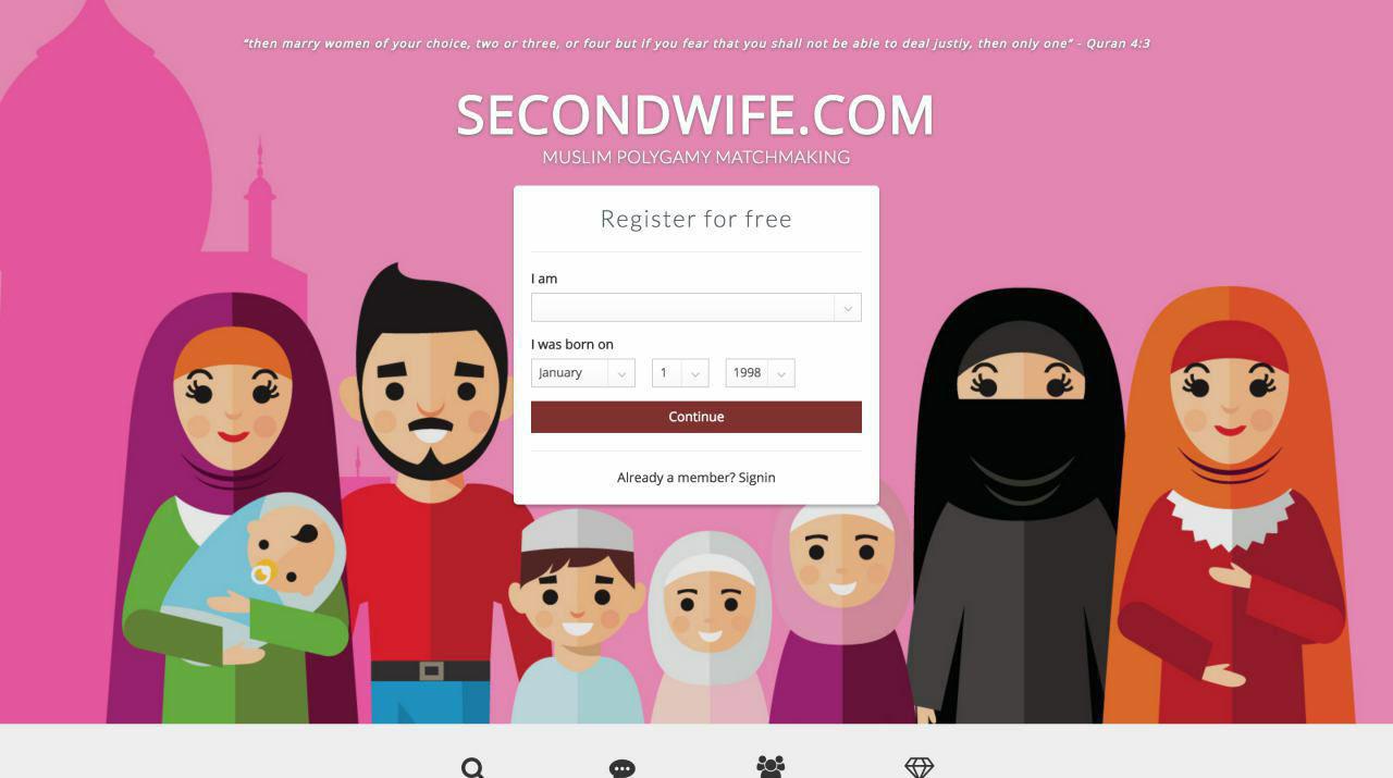 جست و جوی راحت برای چند همسری