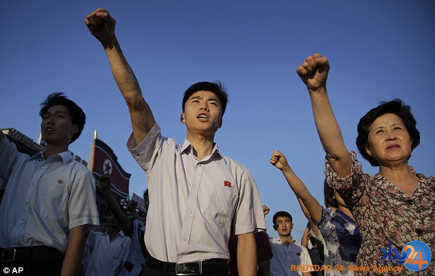 تظاهرات میلیونی ضدآمریکایی در کره شمالی (تصاویر)