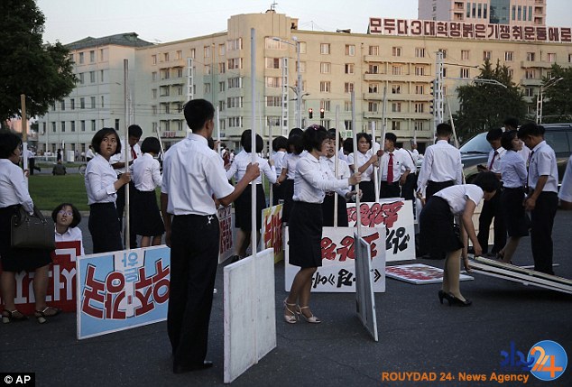 تظاهرات میلیونی ضدآمریکایی در کره شمالی (تصاویر)