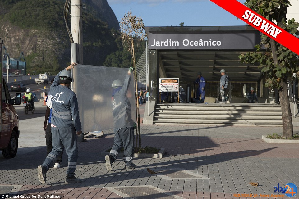 سالن های ورزشی نیمه کاره برزیل تنها 5 هفته مانده به المپیک ریو (تصاویر) سالن های ورزشی نیمه کاره برزیل تنها 5 هفته مانده به المپیک ریو (تصاویر)