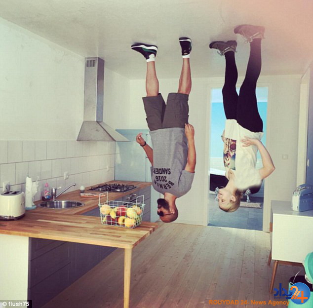 کافه وارونه در آلمان که سلفی‌بازها را از نقاط مختلف جذب می‌کند (تصاویر)