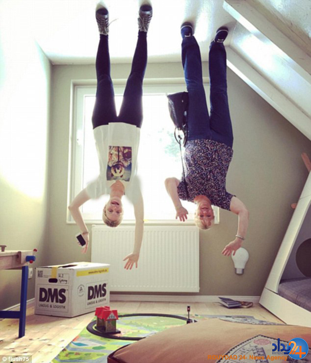 کافه وارونه در آلمان که سلفی‌بازها را از نقاط مختلف جذب می‌کند (تصاویر)