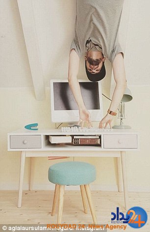 کافه وارونه در آلمان که سلفی‌بازها را از نقاط مختلف جذب می‌کند (تصاویر)