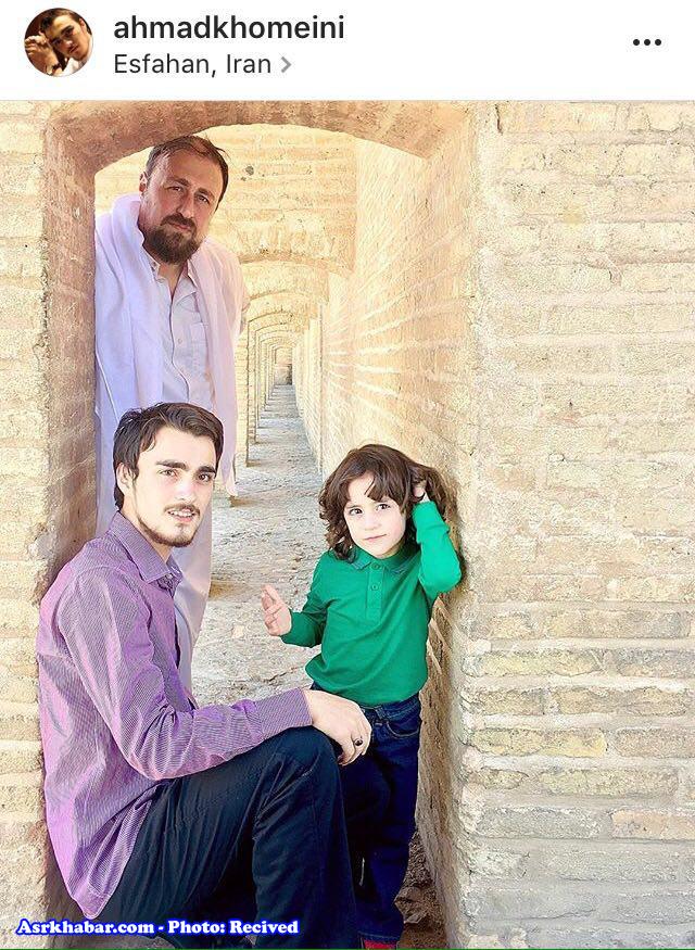 سفر خانوادگی نواده های امام خمینی به اصفهان(تصویر)