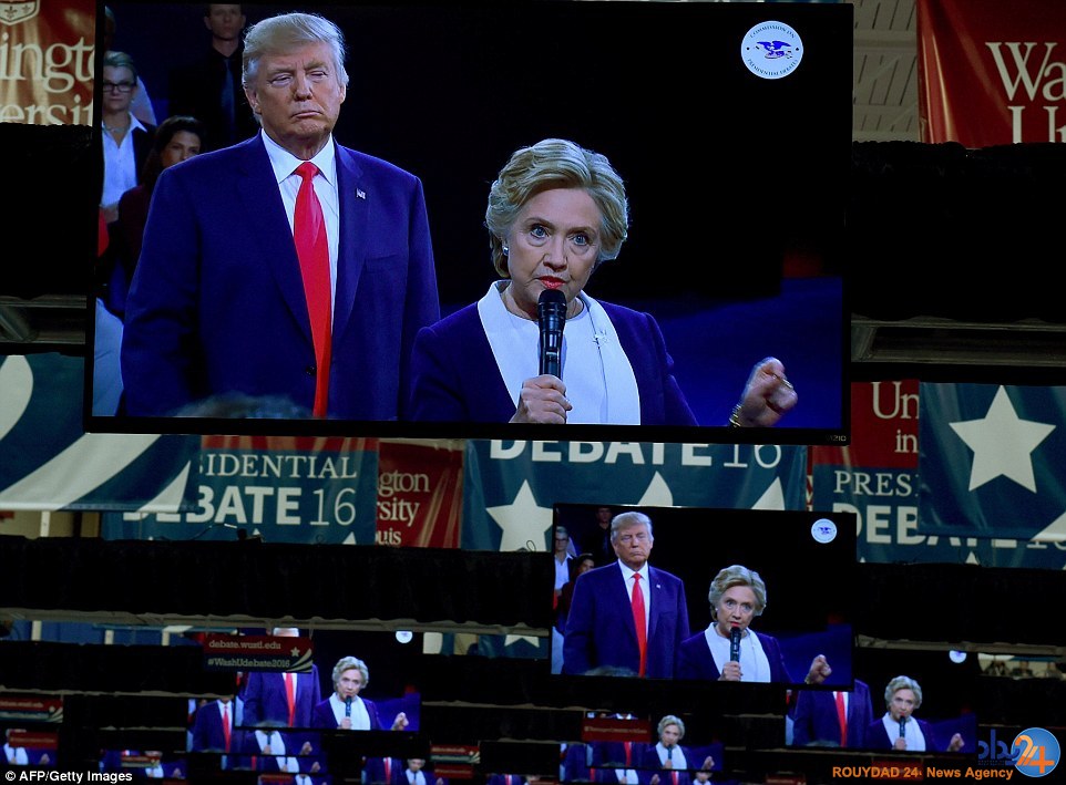 دومین رویارویی ترامپ و کلینتون دومین رویارویی ترامپ و کلینتون