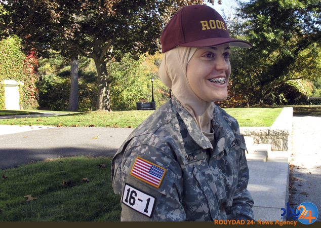 نخستین زن مسلمان باحجاب در قدیمیترین دانشکده نظامی آمریکا (تصاویر) نخستین زن مسلمان باحجاب در قدیمیترین دانشکده نظامی آمریکا (تصاویر)