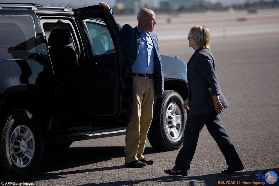 فخرفروشی ترامپ به کلینتون با هواپیمای لوکس (تصاویر)