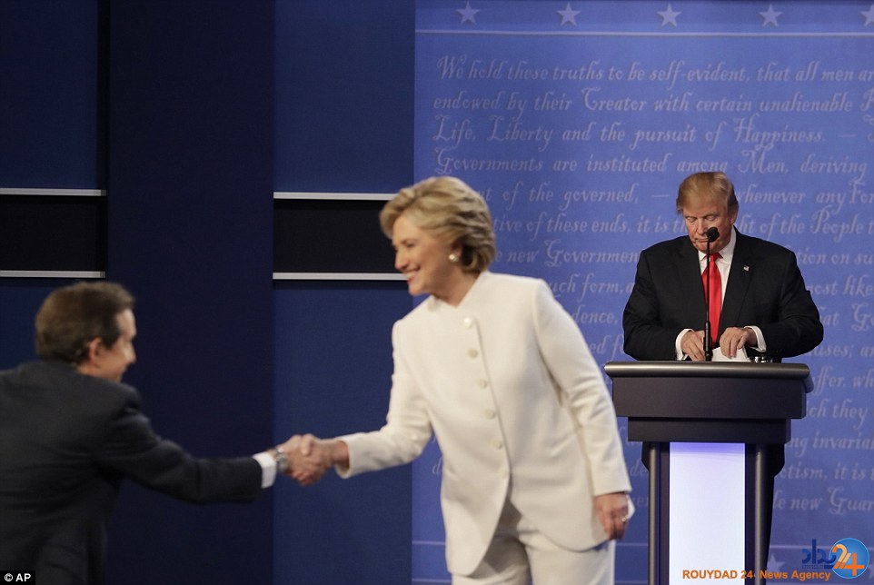 آخرین رویارویی ترامپ و کلینتون آخرین رویارویی ترامپ و کلینتون