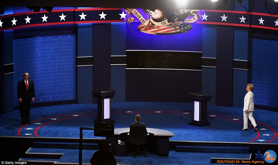 آخرین رویارویی ترامپ و کلینتون آخرین رویارویی ترامپ و کلینتون