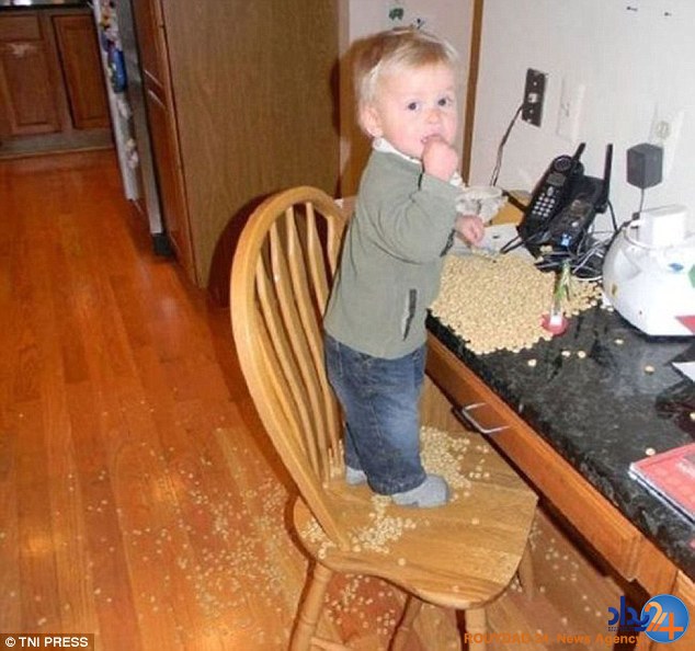 وقتی کودکان را در خانه تنها می‌گذارید (تصاویر)