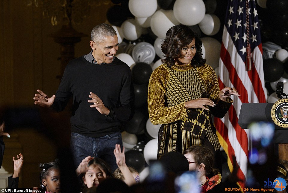 میشل و باراک اوباما میزبان میهمانی هالووین کودکان در کاخ سفید (تصاویر) میشل و باراک اوباما میزبان میهمانی هالووین کودکان در کاخ سفید (تصاویر)